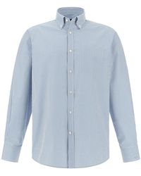 Paul & Shark - Cotton Poplin Shirt Soffio - Lyst