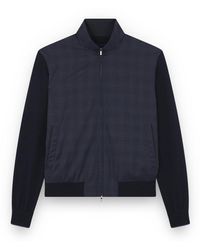 Paul & Shark - Hybrid-Zip-Up Pullover Aus Extrafeiner Merinowolle, Mann, Größe - Lyst