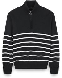 Paul & Shark - Soft Cool Touch Wool Half Zip Sweater, Beauty - Lyst
