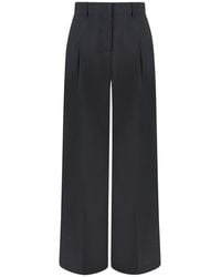 Paul & Shark - Wool Stretch Wide Leg Trousers - Lyst