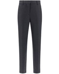 Paul & Shark - Wool Twill Tapered Trousers - Lyst