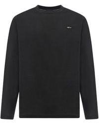 Paul & Shark - Long Sleeve Double Mercerised Cotton Jersey T-Shirt - Lyst