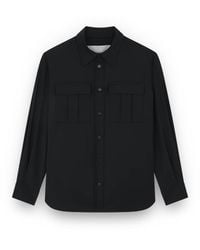 Paul & Shark - Stretch Wool Overshirt - Lyst