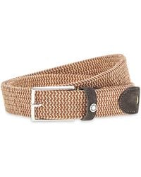 Paul & Shark - Elastischer Flechtgürtel Mit Wildleder‑Details, Mann, Größe - Lyst