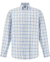 Paul & Shark - Summer Breeze Cotton Shirt With Check Pattern - Lyst