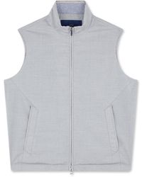 Paul & Shark - Wool And Silk Vest - Lyst