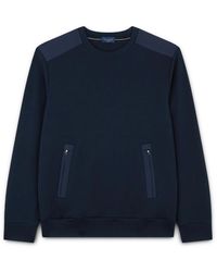 Paul & Shark - Active Fleece-Baumwoll-Sweatshirt Mit Typhoon Re-4X4 Stretch-Details, Mann, Größe - Lyst