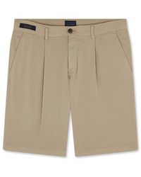 Paul & Shark - Chino Silk Stretch Cotton And Silk Bermuda Shorts - Lyst