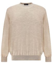Paul & Shark - Cashmere And Silk Crew Neck Jumper - Lyst