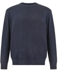 Paul & Shark - Wool Crew‑Neck Sweater, Garment Dyed - Lyst