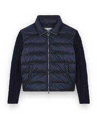 Paul & Shark - Shiny Hybrid Down Jacket - Lyst
