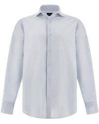 Paul & Shark - Garment‑Dyed Cotton Voile Shirt - Lyst