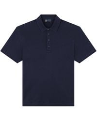 Paul & Shark - Supima Cotton Jersey Polo Shirt With Shark Fin Embroidery - Lyst