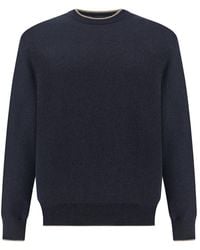 Paul & Shark - Cashmere Crew‑Neck Sweater - Lyst