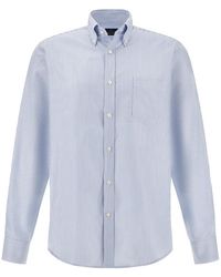 Paul & Shark - Cotton Oxford Shirt Soffio - Lyst