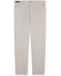 Paul & Shark - Linen Chino Pants With Drawstring - Lyst