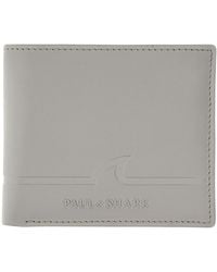 Paul & Shark - Shark Fin-Embossed Leather Wallet - Lyst
