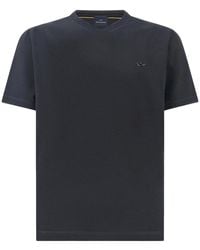 Paul & Shark - Double Mercerised Cotton Jersey V-Neck T-Shirt - Lyst