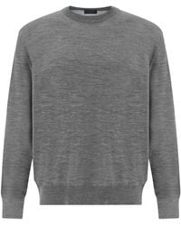 Paul & Shark - 140's Superfine Merino Wool Crewneck Sweater - Lyst