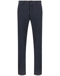 Paul & Shark - Silk And Stretch Cotton Chino Pants - Lyst