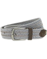 Paul & Shark - Elastic Braided Belt With Suede Finishes - Lyst