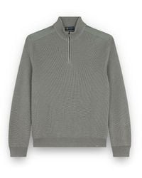 Paul & Shark - Halbreißverschluss Pullover Aus Wolle Und Seide Mit Typhoon Silk Details, Mann, Größe - Lyst