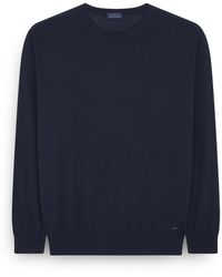 Paul & Shark - Ultrafine Merino Wool Sweater With Shark Embroidery - Lyst