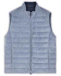 Paul & Shark - Aqualeather Suede Vest - Lyst