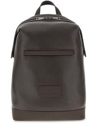 Paul & Shark - Tumbled Leather Backpack - Lyst