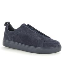 Paul & Shark - Suede Slip-On Sneakers - Lyst