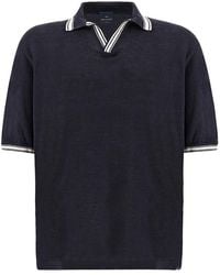 Paul & Shark - Polo Shirt With Open Collar - Lyst