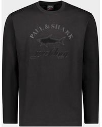 Paul & Shark T-shirts in Grau für Herren Herren Bekleidung T-Shirts Langarm T-Shirts 