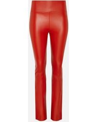 Sylvie Schimmel Sexy Leather Trousers 