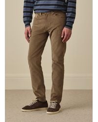 Paul Smith - Slim Tapered-Fit Light Corduroy Trousers - Lyst