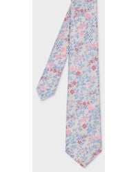 Paul Smith - Silk Floral Tie - Lyst