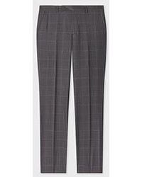 Paul Smith - And Check Wool Trousers - Lyst