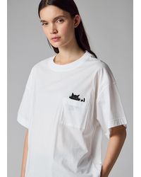 Paul Smith - Organic Cotton 'Cat' T-Shirt - Lyst