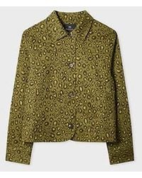 Paul Smith - Khaki 'Animal' Print Jacket - Lyst