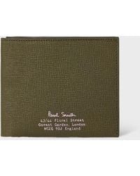 Paul Smith - 'Floral Street' Grained Leather Billfold And Coin Wallet - Lyst