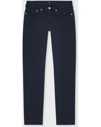 Paul Smith - Tapered-Fit Garment Dyed Organic Cotton-Stretch Jeans - Lyst