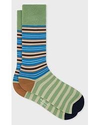 Paul Smith - And Mixed Stripe Socks - Lyst
