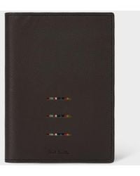 Paul Smith - 'Signature Stripe' Cutout Passport Cover - Lyst