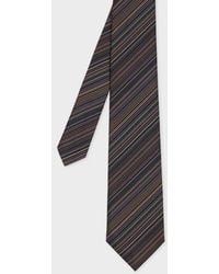 Paul Smith - Silk 'Signature Stripe' Pinstripe Tie - Lyst