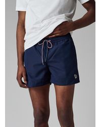 Paul Smith - Navy Zebra Swim Shorts - Lyst