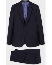 Paul Smith - The Soho - Tailored-fit Navy Wool 'a Suit To Travel In' - Lyst
