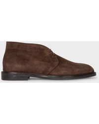 Paul Smith - Brown Suede Eco 'mendes' Boots - Lyst