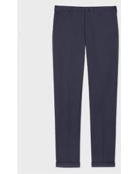 Paul Smith - Slim-Fit Washed Cotton-Stretch Chinos - Lyst