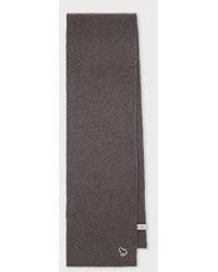 Paul Smith - 'Zebra' Lambswool Ribbed Knit Scarf - Lyst