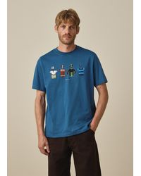 Paul Smith - 'Cycle Jerseys' Print T-Shirt - Lyst