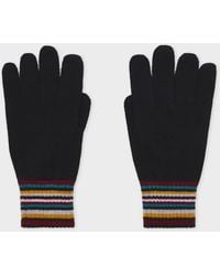 Paul Smith - Merino Wool 'Signature Stripe' Gloves - Lyst